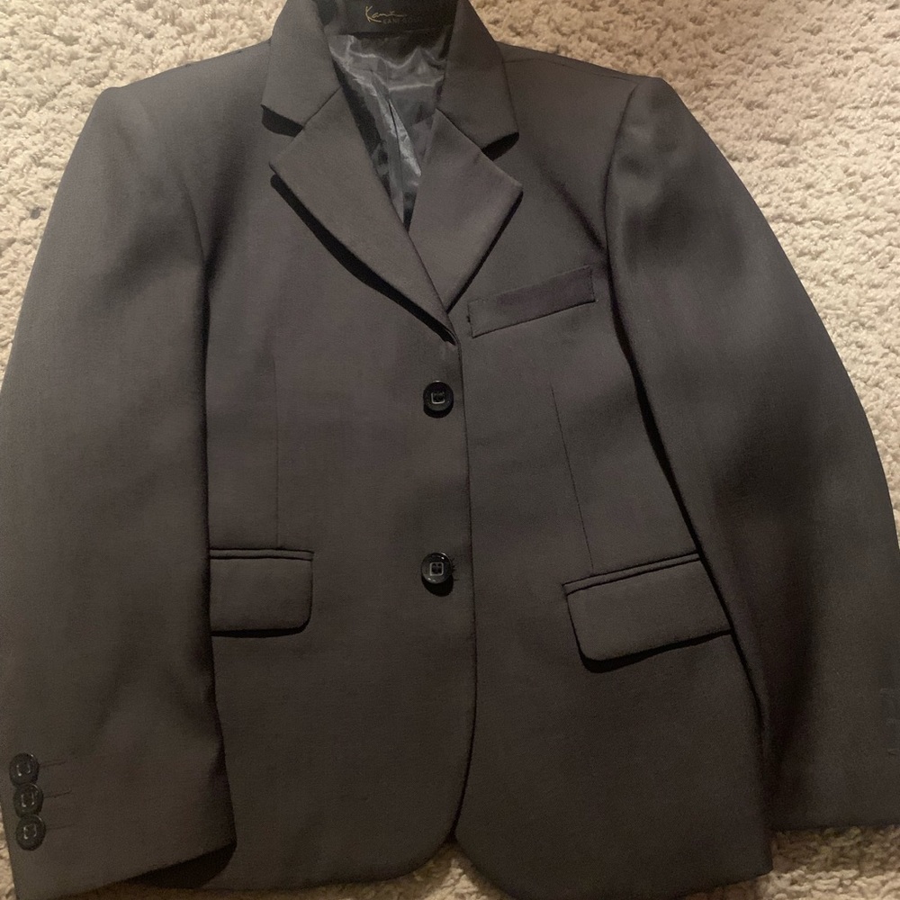 Brown Carl Kanai Kani Gold suit jacket